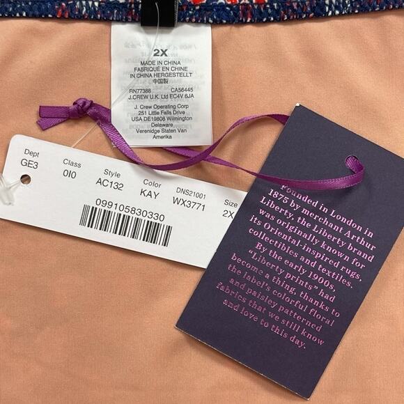 J. Crew Surf Hipster Bikini Bottom in Liberty Multi Floral - Picture 5 of 9